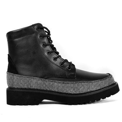 BOTA VALENTIN ATANADO NEGRO