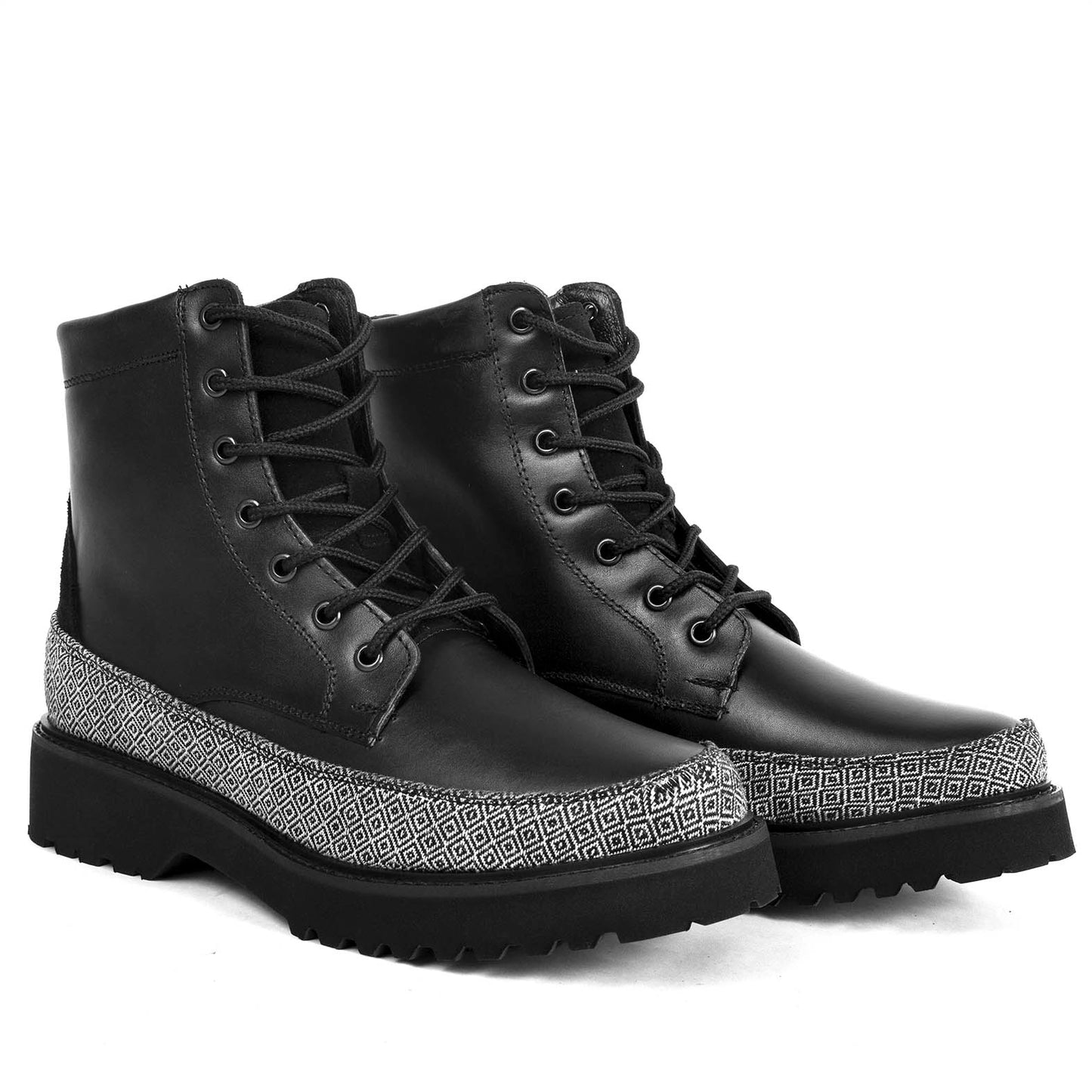 BOTA VALENTIN ATANADO NEGRO