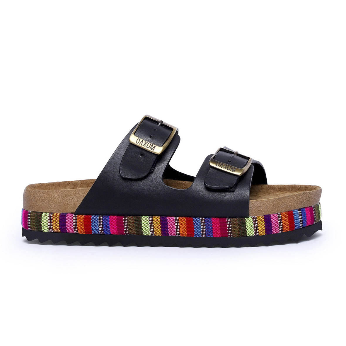 SANDALIAS ZIPOLITE MIXTECA NEGRO