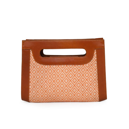 BOLSA ISABELLA TEJIDO NARANJA