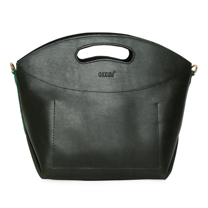 BOLSA SHINE TEJIDO VERDE