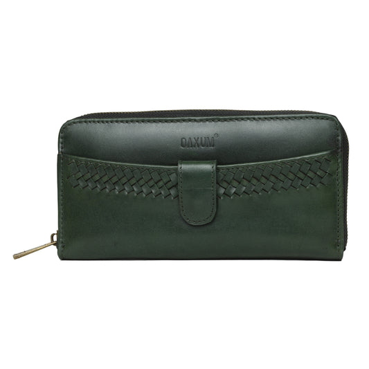 CARTERA LILA VERDE