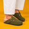 ZUECO CLOG GAMUZA