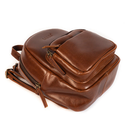 MOCHILA JENNY COGNAC