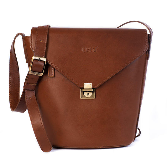 BOLSA BUCKET BAG COGNAC