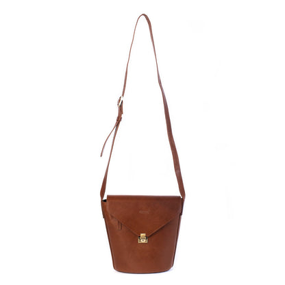 BOLSA BUCKET BAG COGNAC